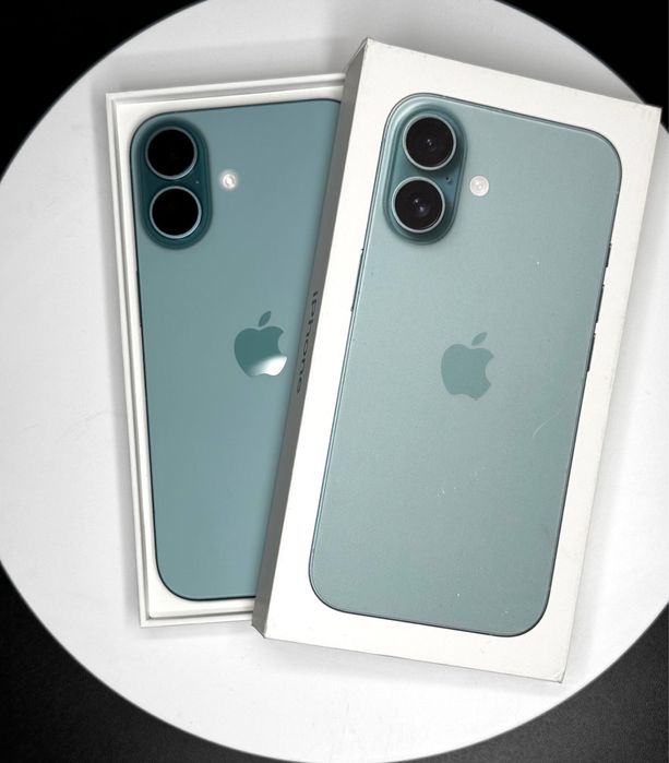 Apple iphone 16 128gb teal open box bateria 100% gw apple
