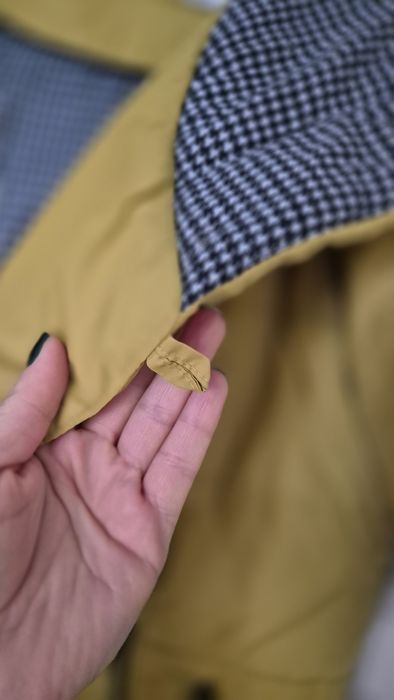 Kurtka damska zimowa S 36  CARRY żółta długa