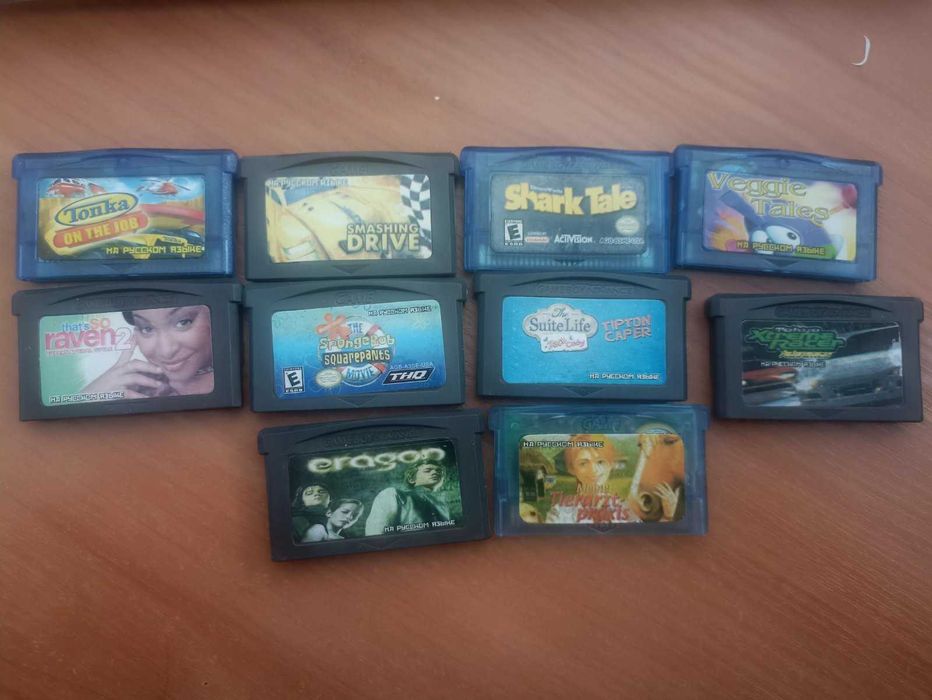 продам картриджи на геймбой (цена за 10 штук)