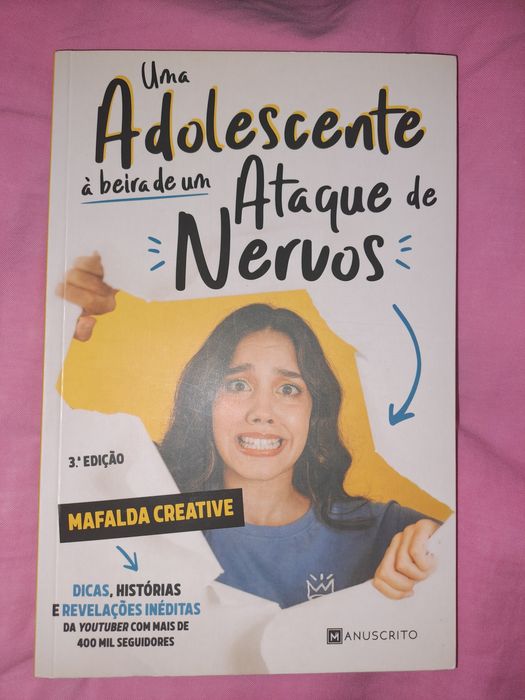 Livro uma adolescente à beira de um ataque de nervos