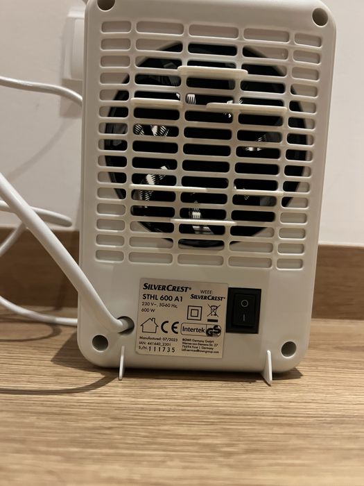 Aquecedor SilverCrest 600W