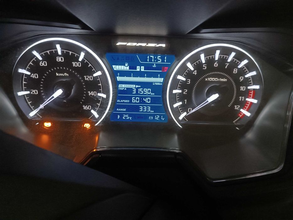 Honda Forza 125 ABS Jul2023 21.800km Azul Extensão Garantia Honda