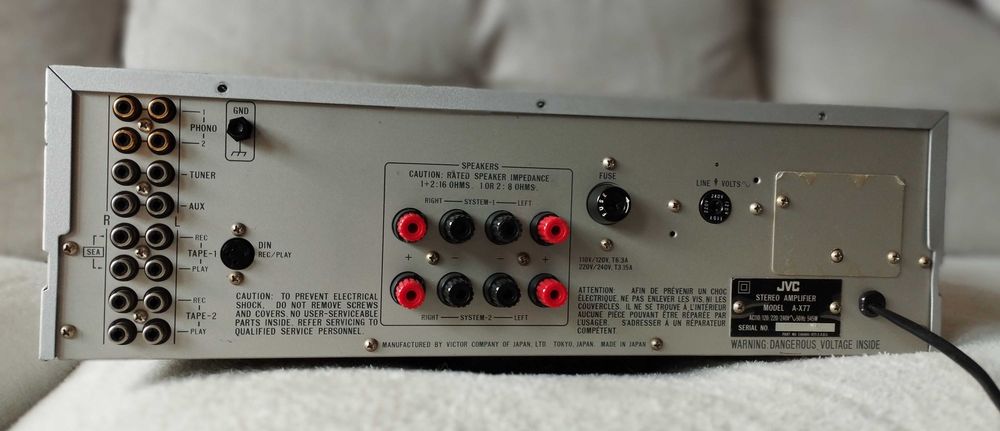 JVC : A-X 77 - Bardzo dobry wzmacniacz !