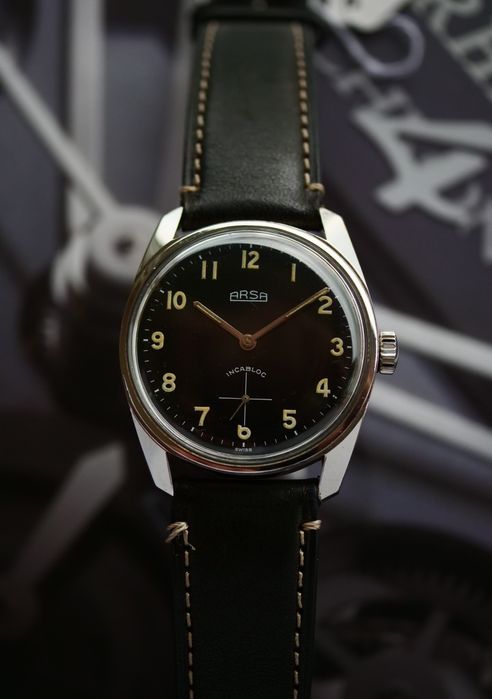 Arsa zegarek szwajcarski swiss made vintage piekny stary