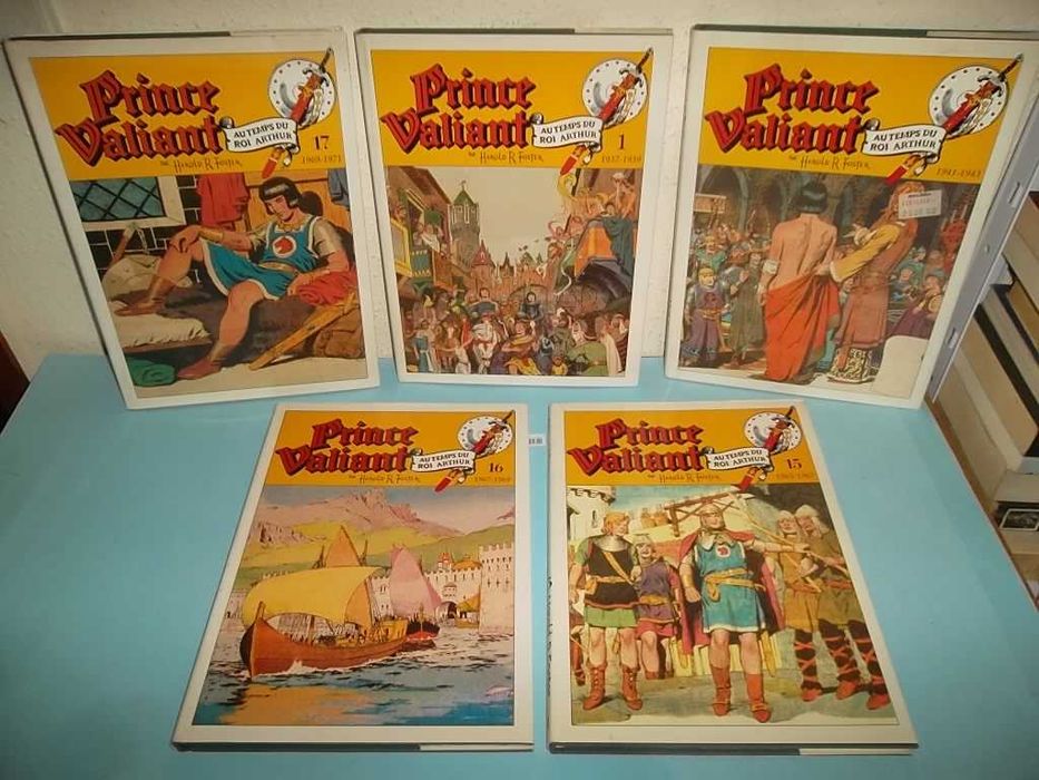 PRINCE VALIANT - Hal Foster - Completo 17 volumes Éditions Zenda