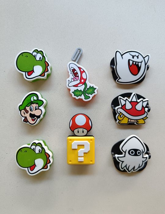 Bonecos Super Mario Bros coleção Kinder joy