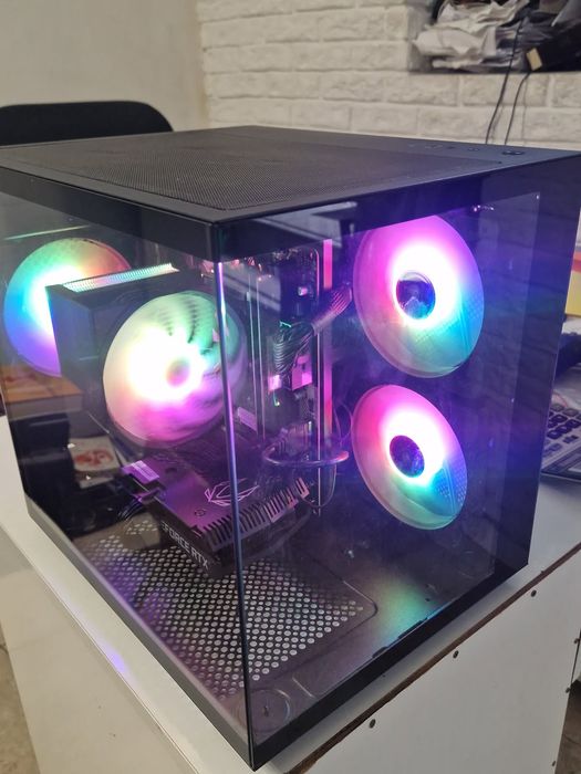PC Komputer Gamingowy GeForce RTX 3060 ti, AMD Ryzen 5 5600x 3,70hz,SSD 1tb Ultra m2, 32GB Ram Jak Nowy