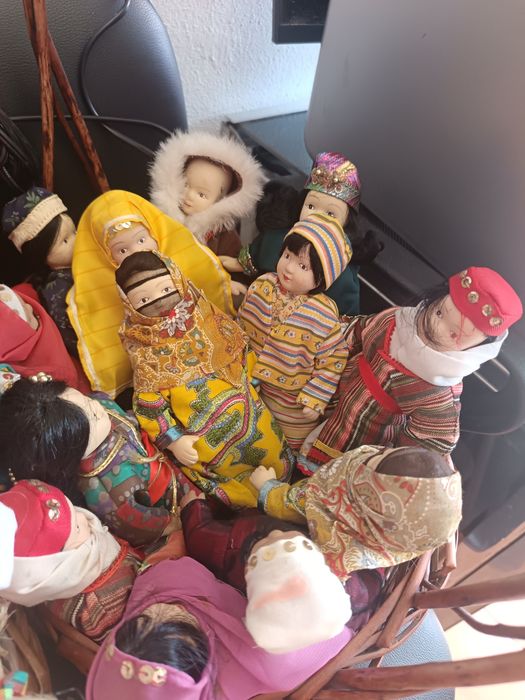 Coleção bonecas do mundo porcelana
