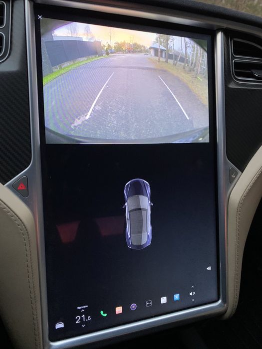 Tesla S P85 D Pnevma 12 міс 2014 рік, Dark Blue