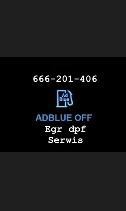 Serwis / Diagnostyka / Adblue / DPF / EGR / NOx / UREA / OFF