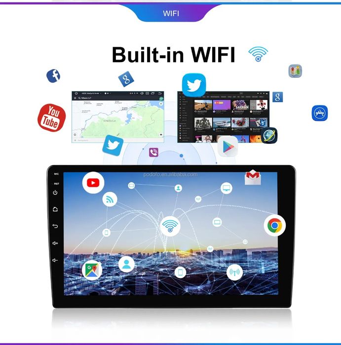 Rádio Fiat Ducato a partir de 2021 Carplay Android Auto GPS wifi 4/64G