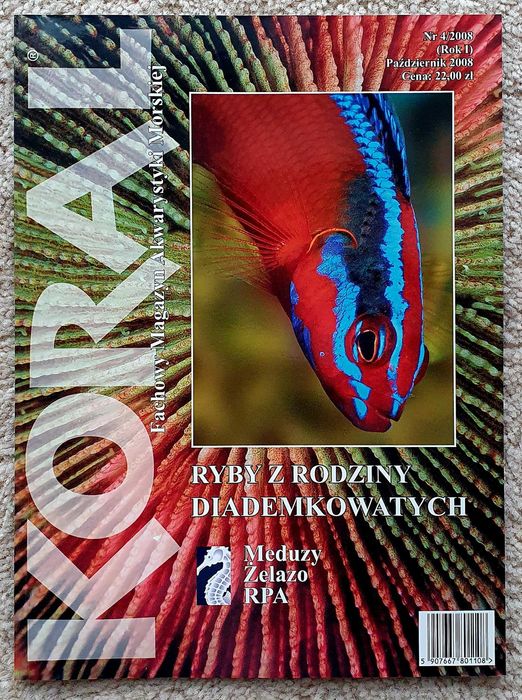 Fachowy magazyn akwarystyki morskiej KORAL x 6