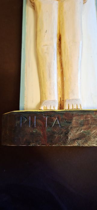 Pieta rzeźba ludowa