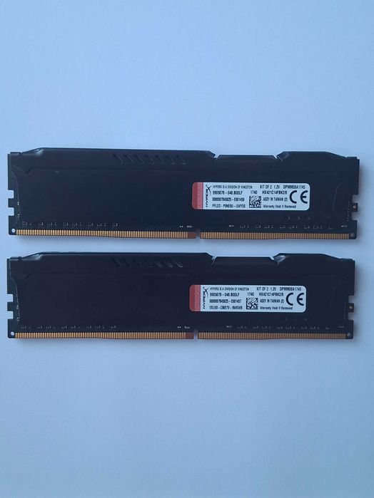 HyperX Fury DDR4 8GB (2x4GB) 2133MHz CL14 | MemTest OK