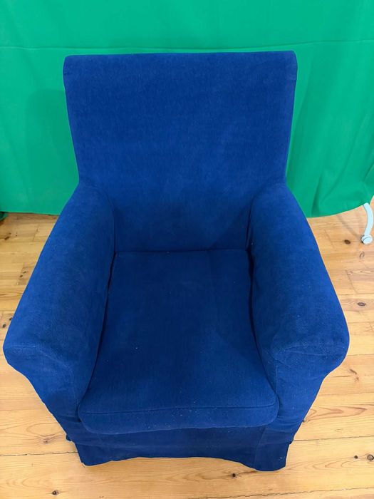 Poltrona / senhorinha em azul