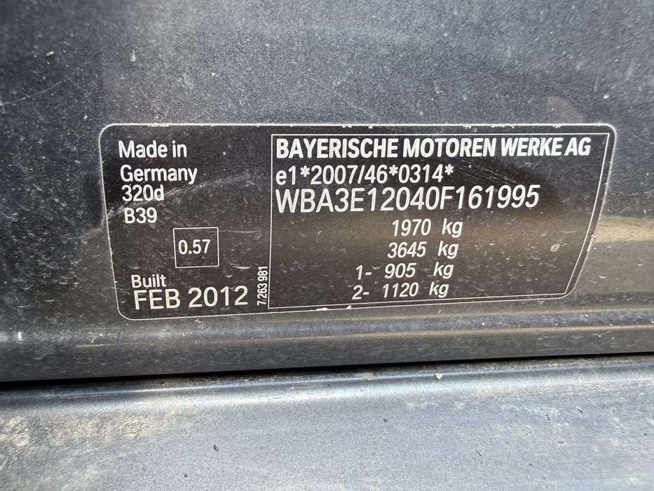 Bmw f30 320d  Okazja