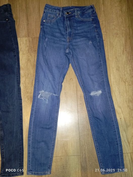 Dwie pary jeansów rozmiar 34