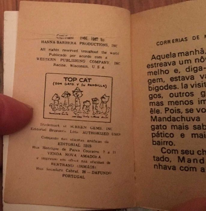 Colecção completa 4 livros Hanna Barbera Brazil