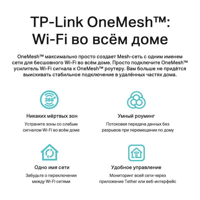 Новый Mesh WiFi 6 Гигабитный 5 ГГц Роутер Tp-Link Archer AX53 AX3000