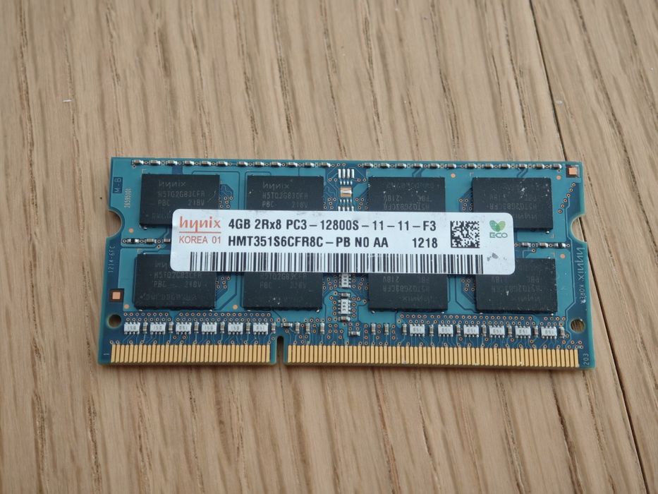 Pamięć RAM DDR3 SK Hynix 4GB 1600MHz SO-DIMM do laptopa (PC3-12800S)