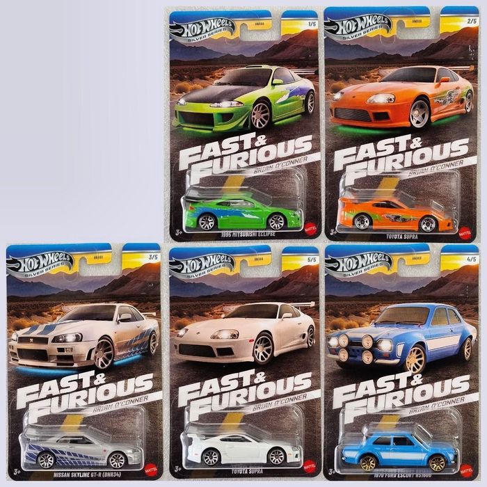 Hot Wheels машинки спецсерія Fast&Furious - Форсаж
