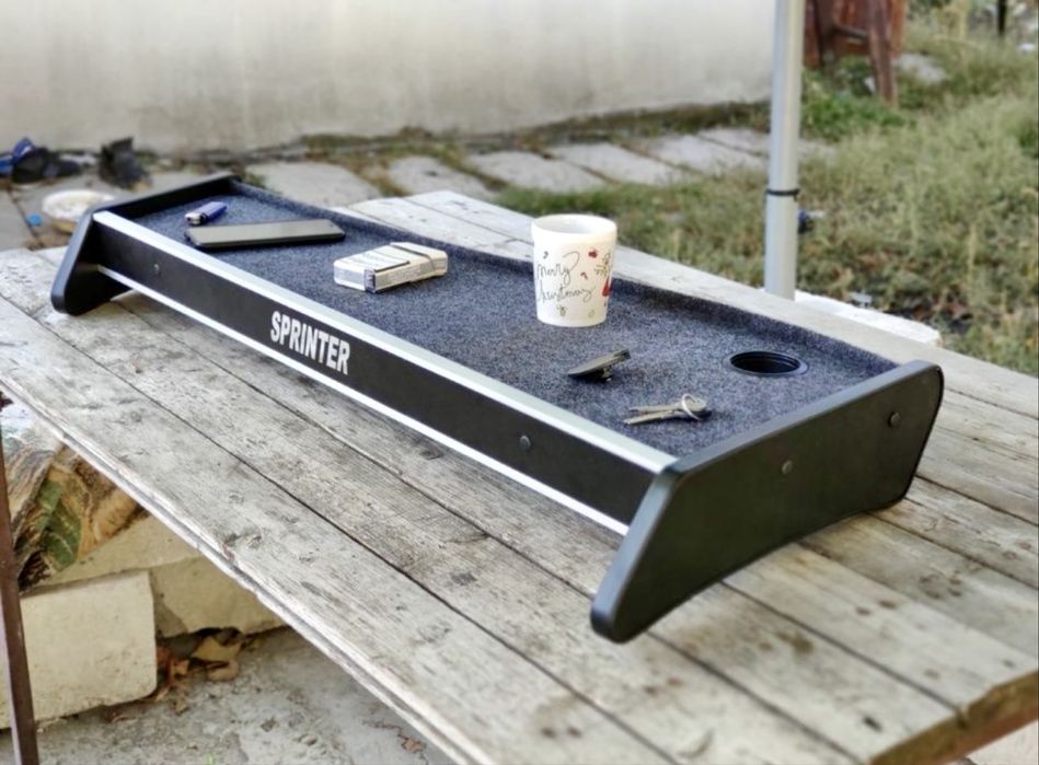 Полка столик на торпеду для бусов Sprinter cdi tdi VW LT Volkswagen