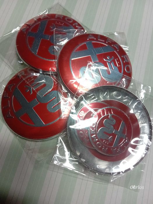 Emblemas em alumínio Alfa Romeo