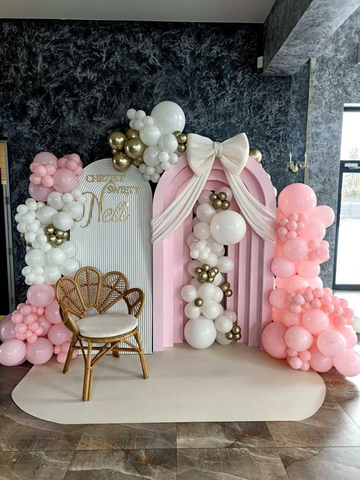 Ścianki balonowe, dekoracje ślubne i okolicznościowe