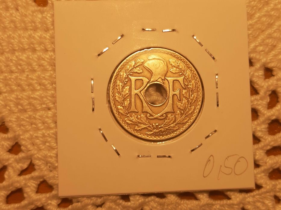 França - moeda de 25 cêntimos de 1932