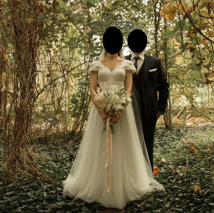 Suknia Ślubna rustykalna/ boho Annais Bridal by Ola La Anastasia