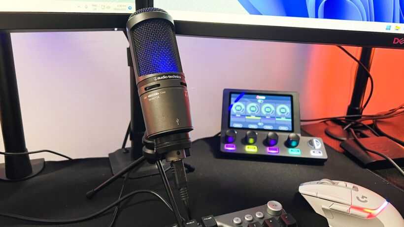 AT2020 USB – Microfone Condensador (Excelente estado)