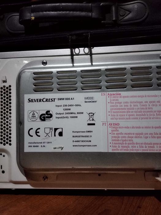 Microondas  silvercrest
