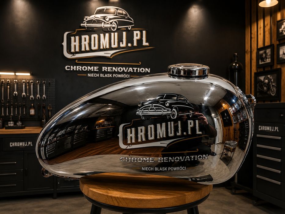 Zbiornik bak jawa chrom od chromuj.pl wsk
