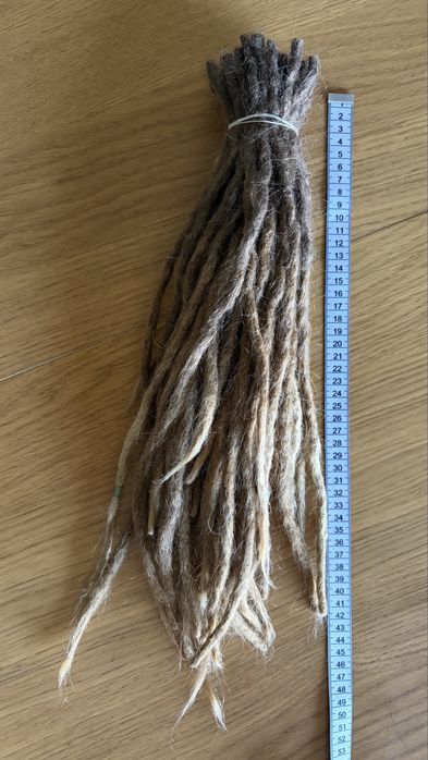 WYJĄTKOWO PIĘKNE Naturalne bardzo zadbane dready OKAZJA!