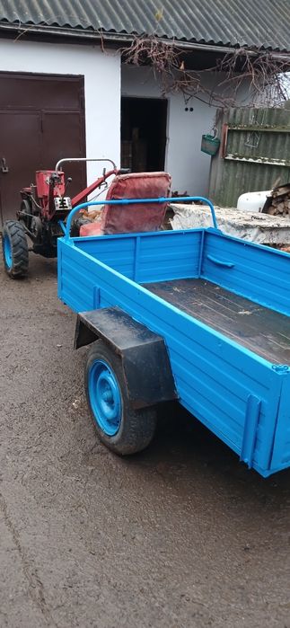 Мотоблок з причепом