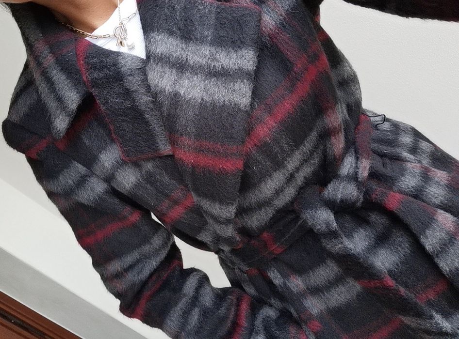 Liu Jo Płaszcz Damski w kratkę L