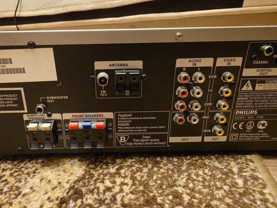 Wzmacniacz/kino domowe DFR1600 z głośnikami