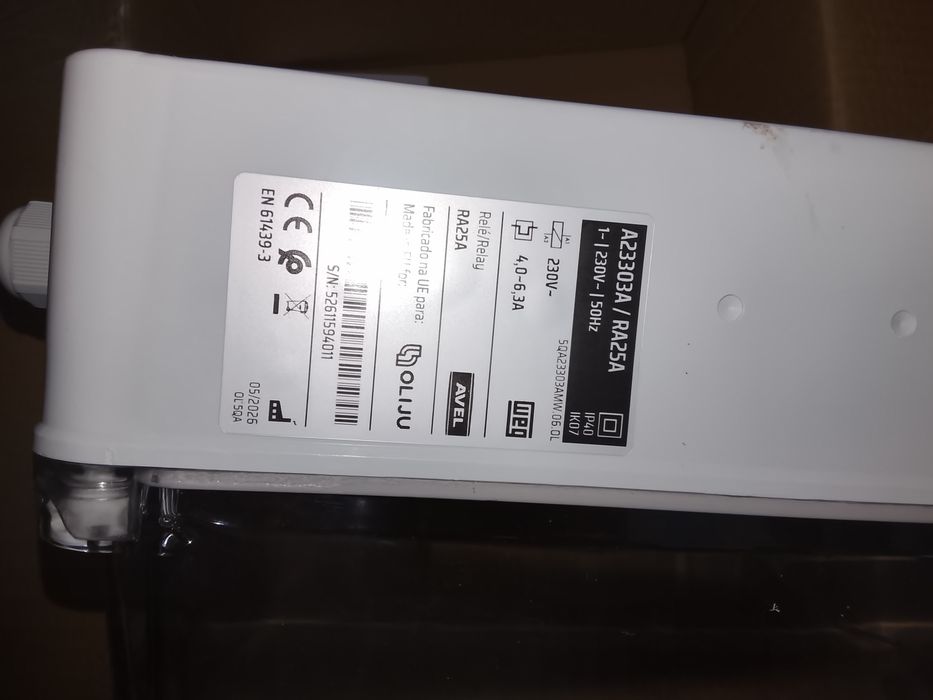 Quadro de alternancia com alarme