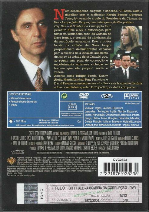 City Hall: A Sombra da Corrupção (1996)