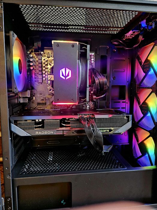 NOWY Komputer gamingowy RX 9070GRE/RYZEN 7500F/16GB/1TB/GWARANCJA!