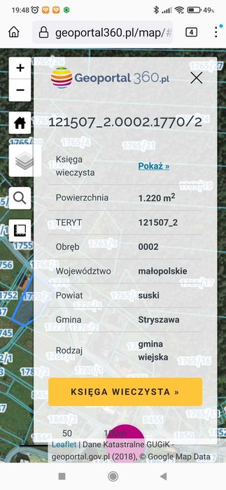 Działka budowlana Stryszawa Sucha Beskidzka