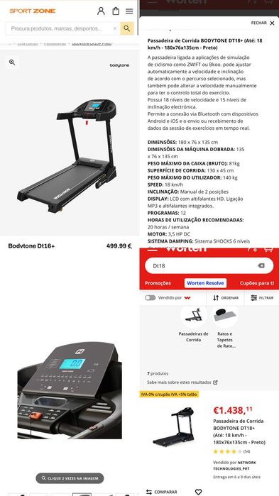 Passadeira de caminhada completa