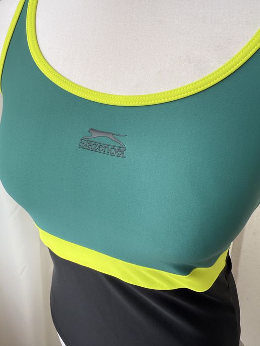 Tankini sportowa koszulka 40 Slazenger strój kąpielowy