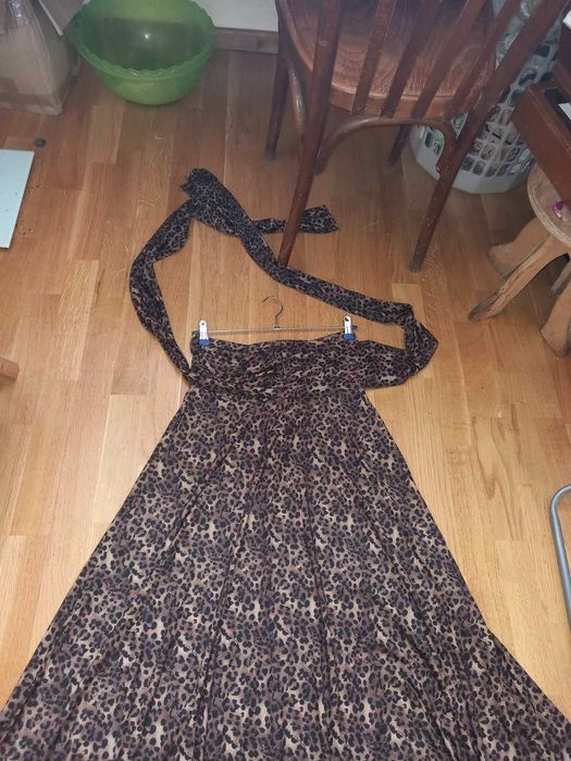 Сарафан летний леопардовый
