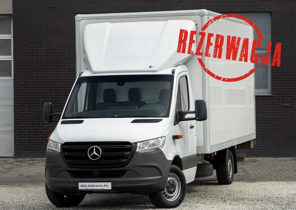 Mercedes-Benz Sprinter *AUTOMAT* 314 Cdi KONTENER + WINDA 750KG dHollandia  UDT W CENIE | boczne drzwi | gotowy do pracy | Leasing od 1%