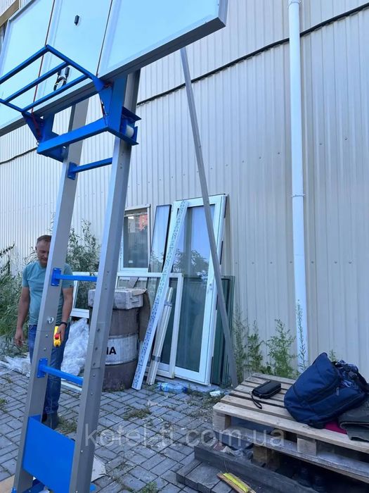 Послуги драбинного підйомника для сонячних панелей/буд. матеріалів