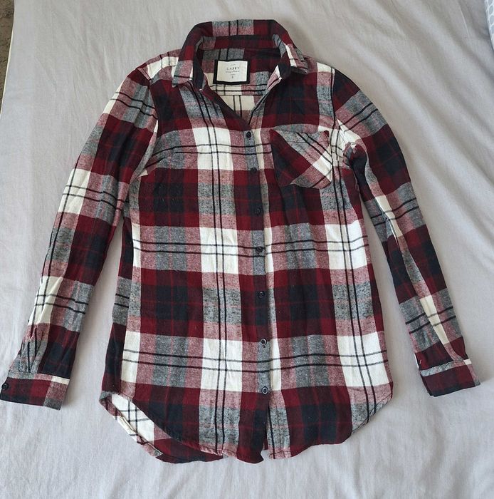 Flanelowa damska koszula w kratę Carry rozm. S
