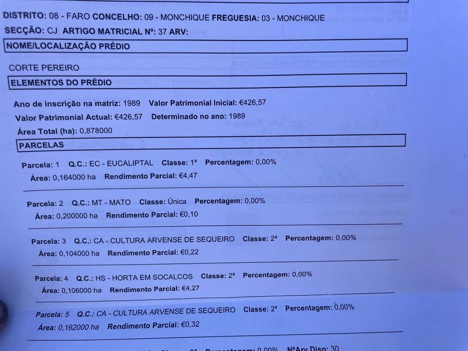 Terreno na Foia, Monchique