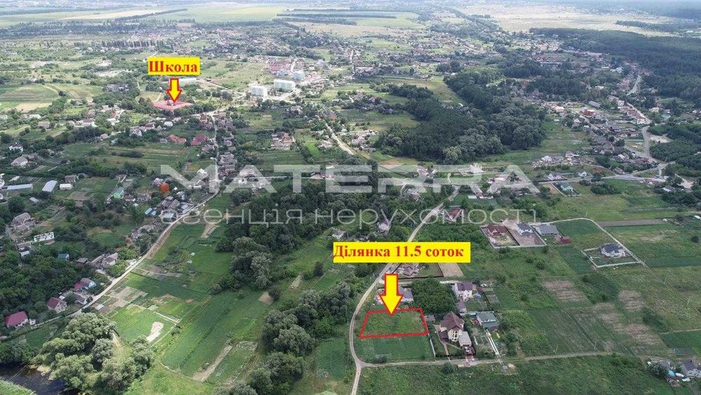 Ділянка 11,3 сот у Білогородці! Панорамний вид, поруч Річка. Газ