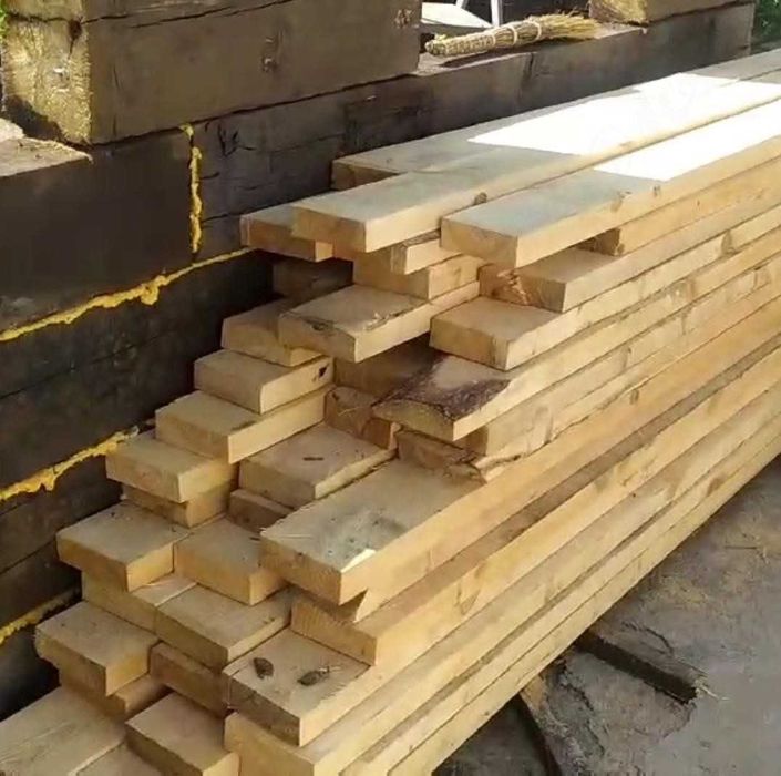 Пиломатеріали рейка 140*20*3м (доска, дошка, балка, брус кроква)